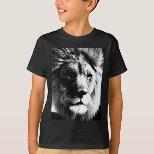 Svartvit Lejon T-shirt