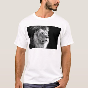 Svartvit Lejon T Shirt