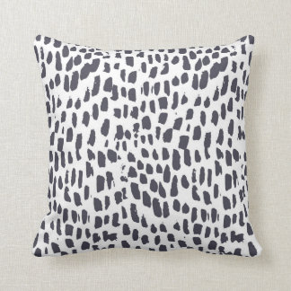 Svartvit Leopard Kudde