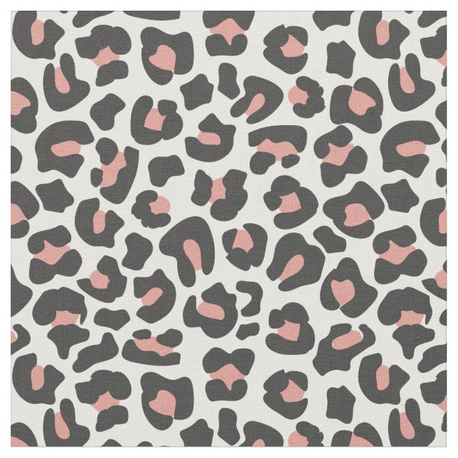  svartvit leopard tyg (Närbild)