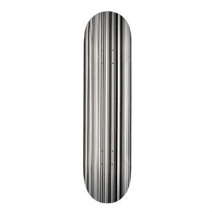 Svartvit linjer skateboard bräda 20,5 cm