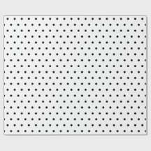 Svartvit liten polka Dot Party julklapp
