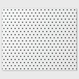 Svartvit liten polka Dot Party julklapp Presentpapper