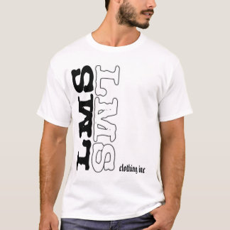 svartvit lmslodrät som beklär inc t-shirt