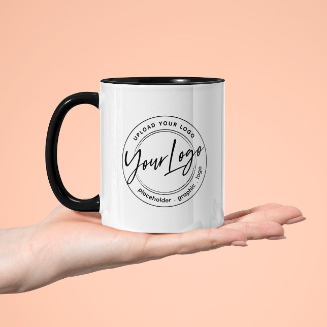 Svartvit Logotyp Mugg (Skapare uppladdad)
