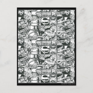 Svartvit logotyper vykort