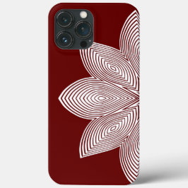 Svartvit Lotus Flower