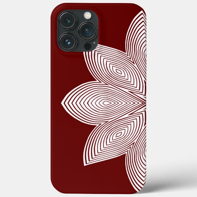 Svartvit Lotus Flower (Baksida)