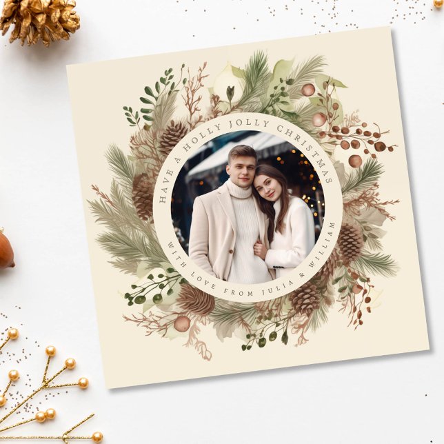 Svartvit, lukt, svart, lukt julkort (Skapare uppladdad)