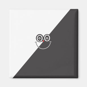 Svartvit magnet