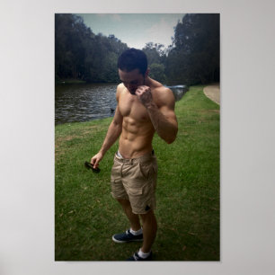 Svartvit man   poster lämplighet