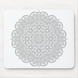 Svartvit Mandala som du kan Färg Musmatta