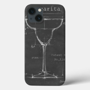 Svartvit Margarita Glass Blueprint