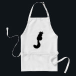 Svartvit med lång diameter | Coola Kattunge Öga Förkläde<br><div class="desc">Coola Cat Apron. Svartvit med lång smak med fluffy Svan. Roligten är kattunge-plattan underbar för gräddning,  BBQing,  hantverkare och husdjursgroomerer. Besök Jenns Doodle World för ännu fler originalprodukter av katt och underbara gåvor till djurälskare.</div>