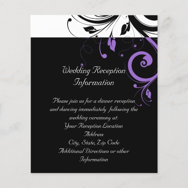 Svartvit med Lila-rullaccent (Framsida)