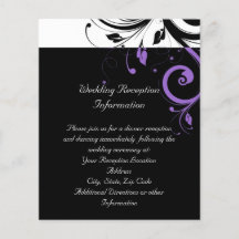 Svartvit med Lila-rullaccent