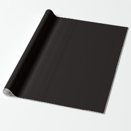 Svartvit med minimalistisk Elegant i fast Kråka Presentpapper
