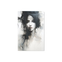 Svartvit, minimalistisk konst | Eteral essens