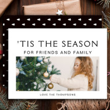 Svartvit, minimalistisk modern fotojul