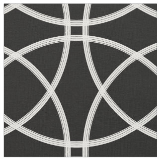 svartvit minimalistiskt ringar tyg