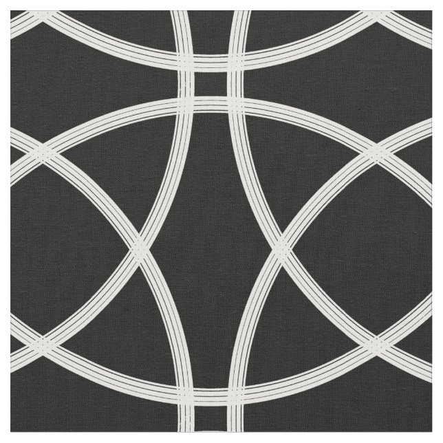 svartvit minimalistiskt ringar tyg (Närbild)