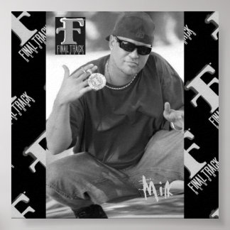 Svartvit mjölk poster