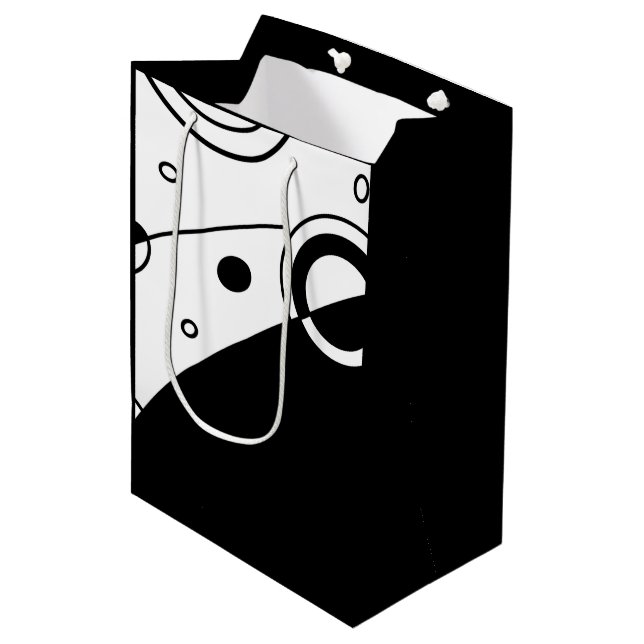 Svartvit modern Abstrakt (Framsidan Vinklad)