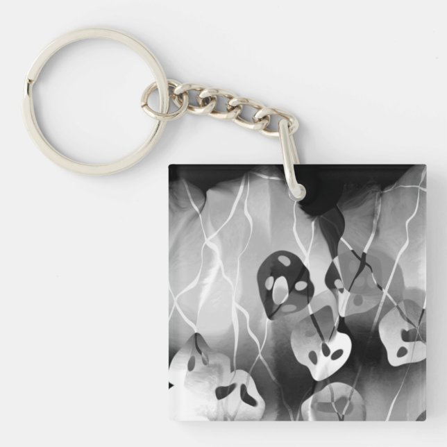 Svartvit modern Abstrakt (Framsidan)