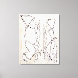 Svartvit Modern Contempary-Abstrakt par Canvastryck