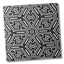 Svartvit modern geometrisk Snyggt i chic