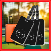 Svartvit | Modern Initialer Monogram