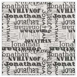 Svartvit modern känd Collage Tyg