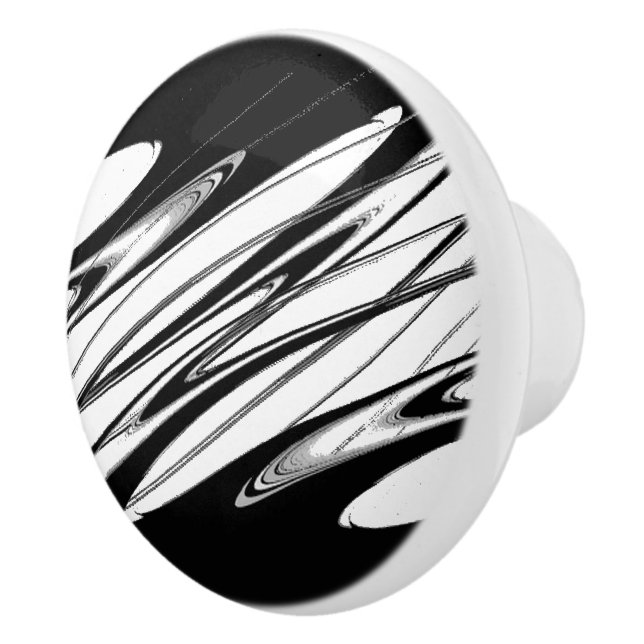 Svartvit modern knopp (Höger)