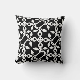 Svartvit modern konst Deco Dekorativ kudde