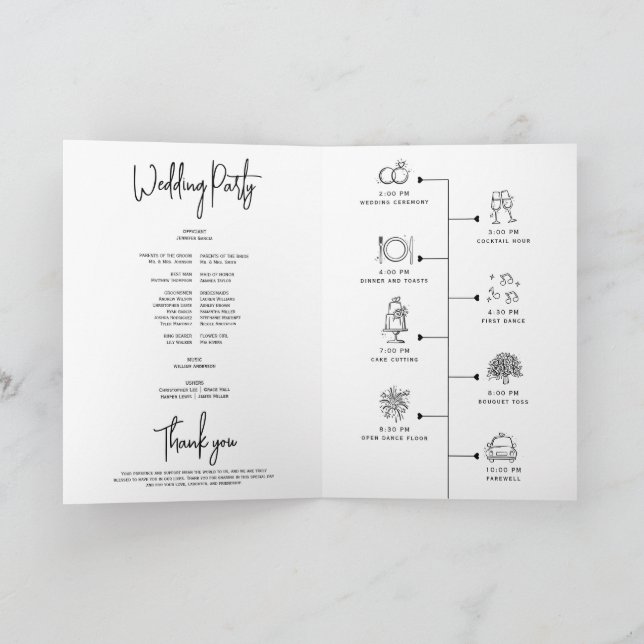 Svartvit, modern, modern, svart Elegant, grått min Program (Inuti)