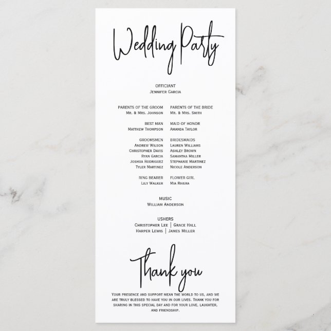 Svartvit, modern, modern, svart Elegant, grått min Program (Baksida)