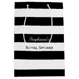 Svartvit Möhippa med stripe