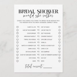 Svartvit Möhippa skulle hon hellre än hellre