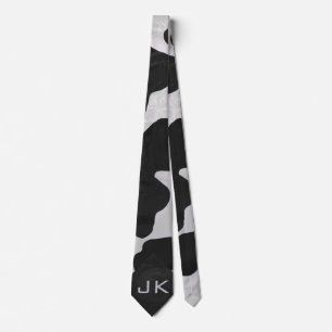 Svartvit Monogramko Slips