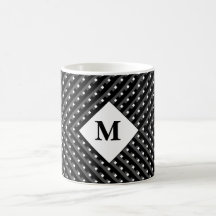 Svartvit mönster Monogram