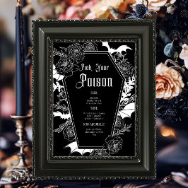 Svartvit Moody Mörk, Götesisk Bröllop Pub Bord-tec