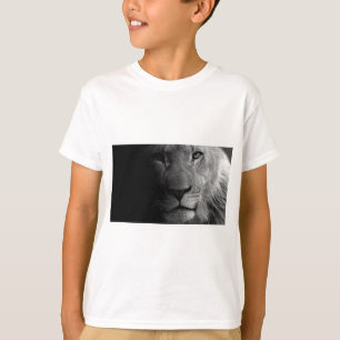 Svartvit Motiverande ledarskap Lejona Porträtt T-shirt
