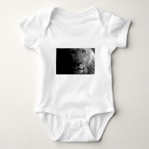 Svartvit Motiverande ledarskap Lejona Porträtt Tee Shirt