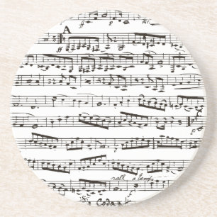 Svartvit musik noter underlägg