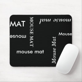 Svartvit Musmatta