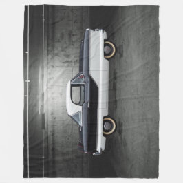 Svartvit Nash-storstadt Fleecefilt