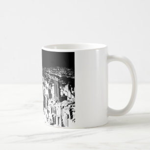 Svartvit New York Kaffemugg