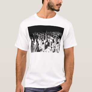 Svartvit New York T-shirt