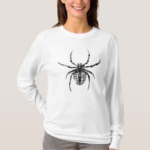 Svartvit och Grått minimalistisk T-shirt med spets