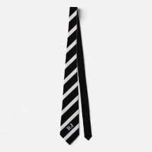 Svartvit och Grått-tid med monogram